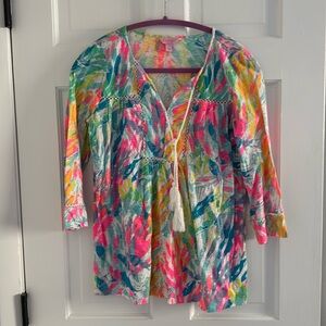 Like New Lilly tassel Top